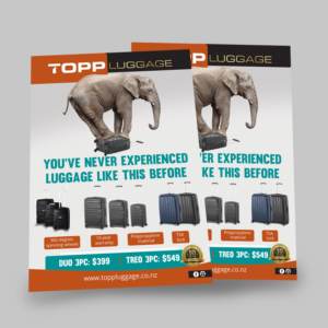 Flyer Design by sriguru.srinu for Topp Luggage | Design: #13547161