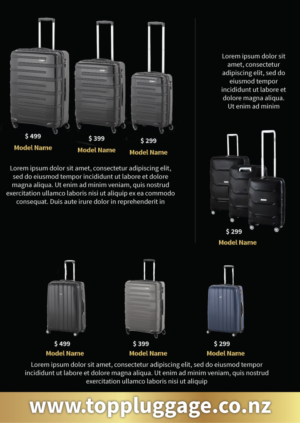 Flyer Design by betablocker for Topp Luggage | Design: #13503352