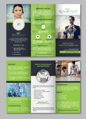 Flyer-Design von alex989 für Zen Managed Services | Design: #13510375