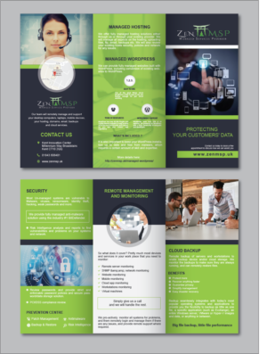 Flyer-Design von alex989 für Zen Managed Services | Design: #13523833