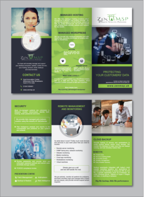 Flyer-Design von alex989 für Zen Managed Services | Design: #13523834