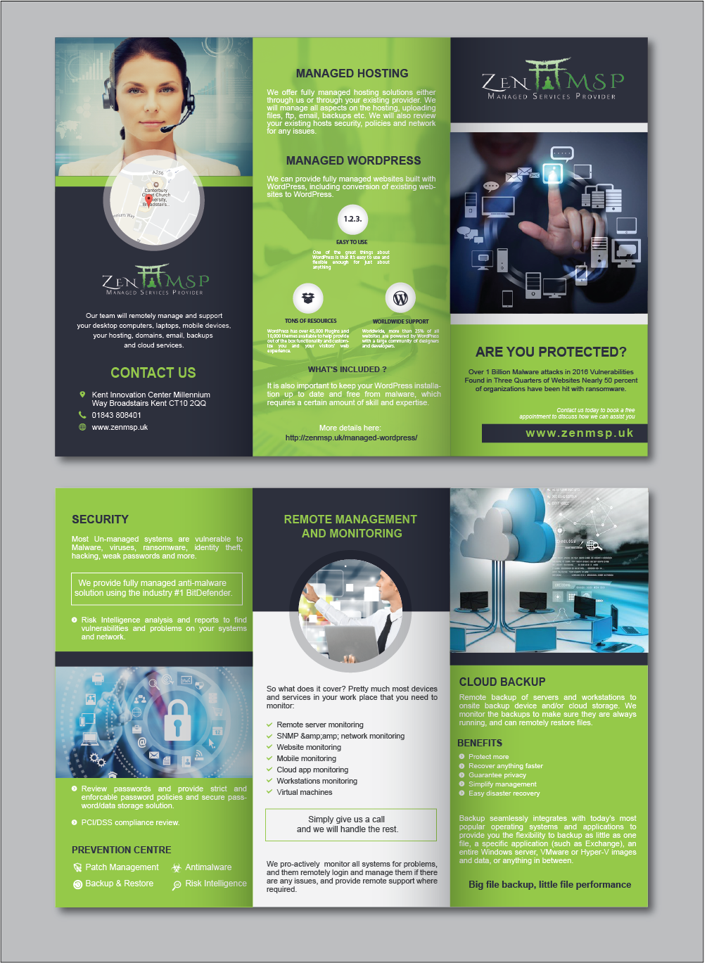 Flyer-Design von alex989 für Zen Managed Services | Design #13546987