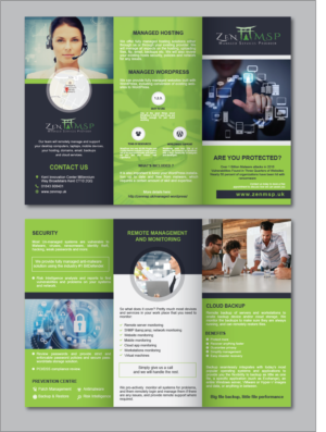 Flyer-Design von alex989 für Zen Managed Services | Design: #13548218