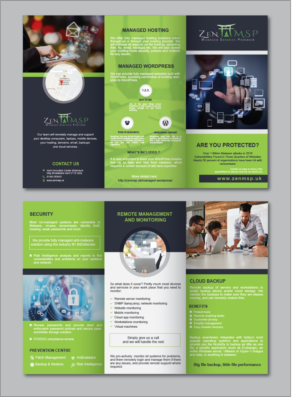 Flyer-Design von alex989 für Zen Managed Services | Design: #13563992