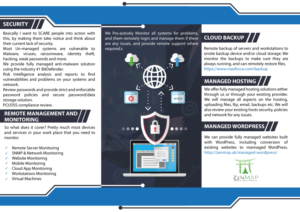 Diseño de Flyer por Black Stallions Impressive Solutions para Zen Managed Services | Diseño #13516917