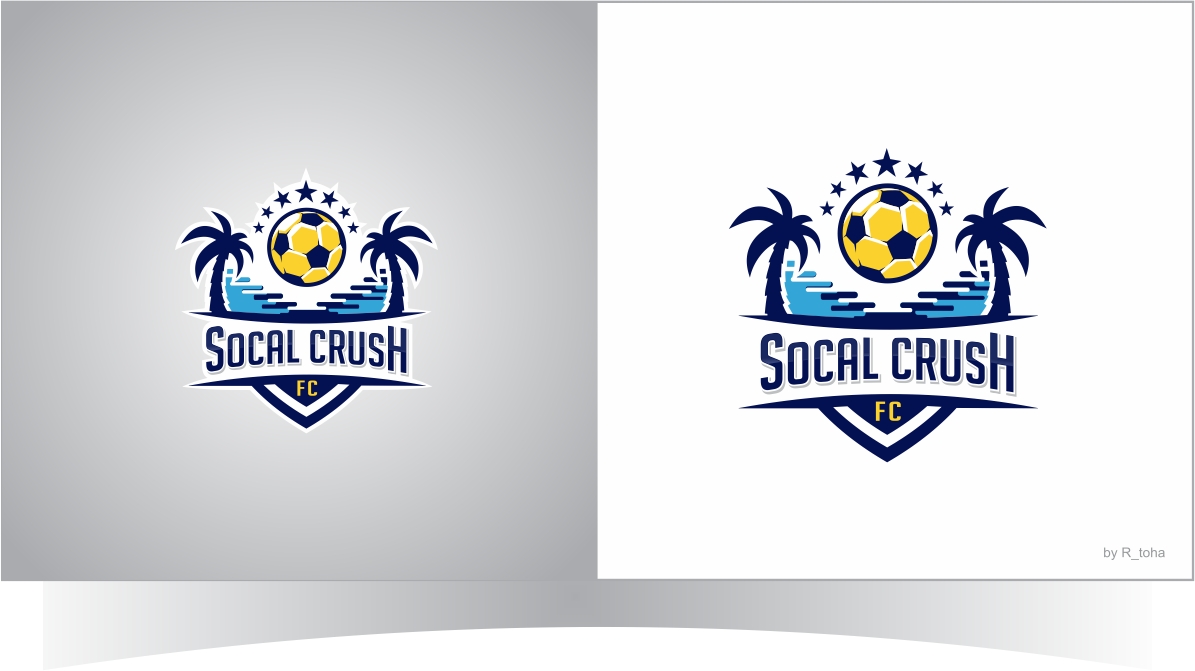 Logo Design by r-toha for SOCAL CRUSH FC | Design #13551018