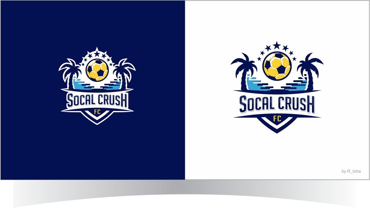 Logo Design by r-toha for SOCAL CRUSH FC | Design #13551019
