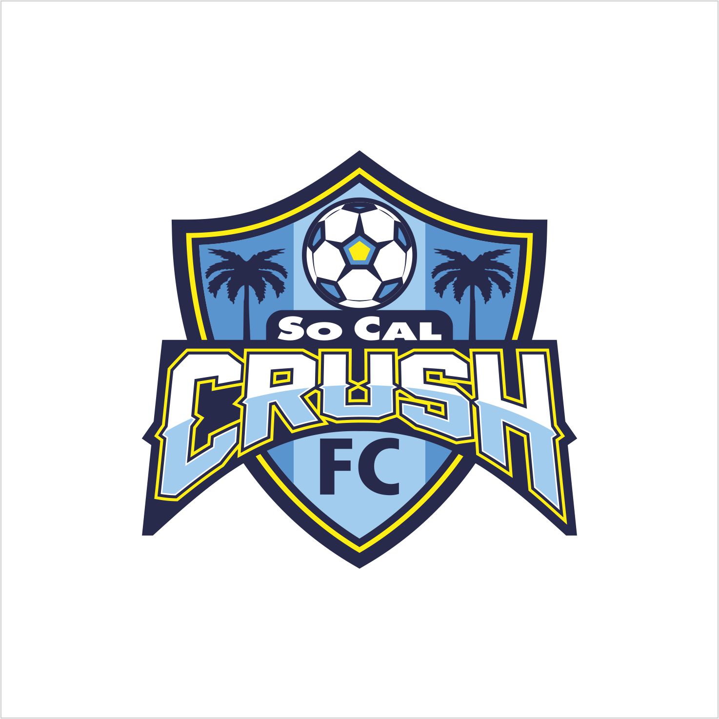 Logo Design by JohnnyMacK for SOCAL CRUSH FC | Design #13598875