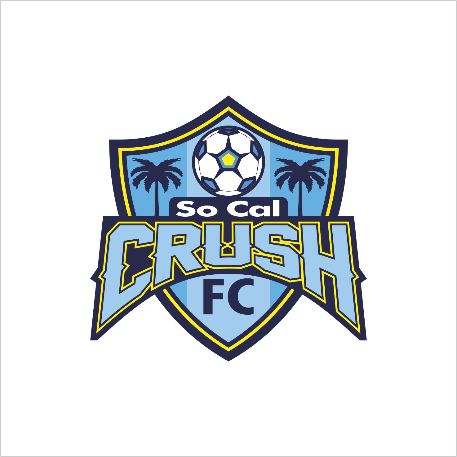 Logo Design by JohnnyMacK for SOCAL CRUSH FC | Design #13629976