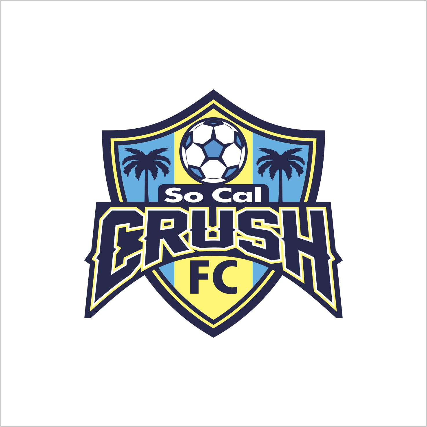 Logo Design by JohnnyMacK for SOCAL CRUSH FC | Design #13668619