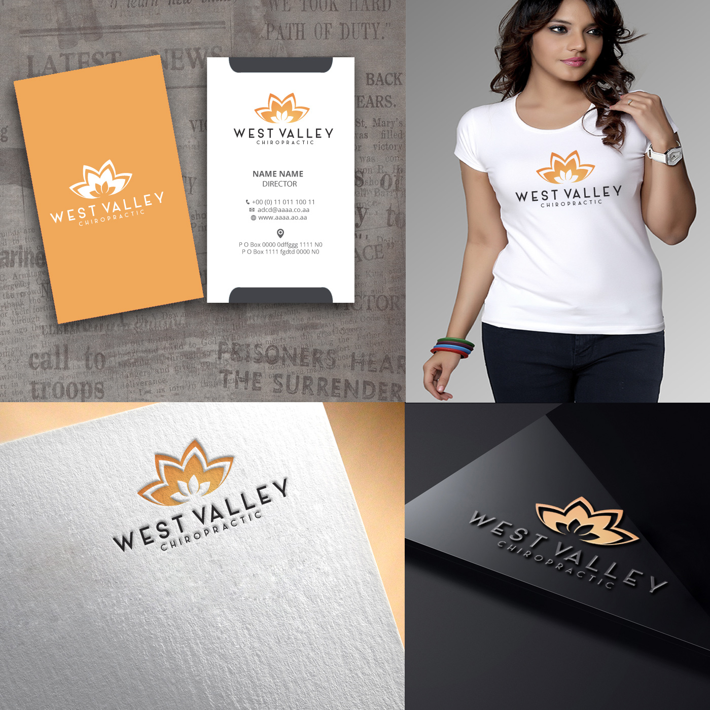 Logo Design by zebronicgraphic for West Valley Chiropractic | Design #13775440