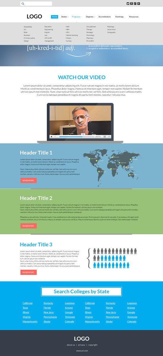 Web Design par Visualland pour ce projet | Design #2472494