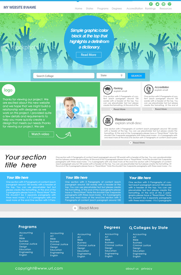 Diseño Web por adam designs para este proyecto | Diseño #2482124
