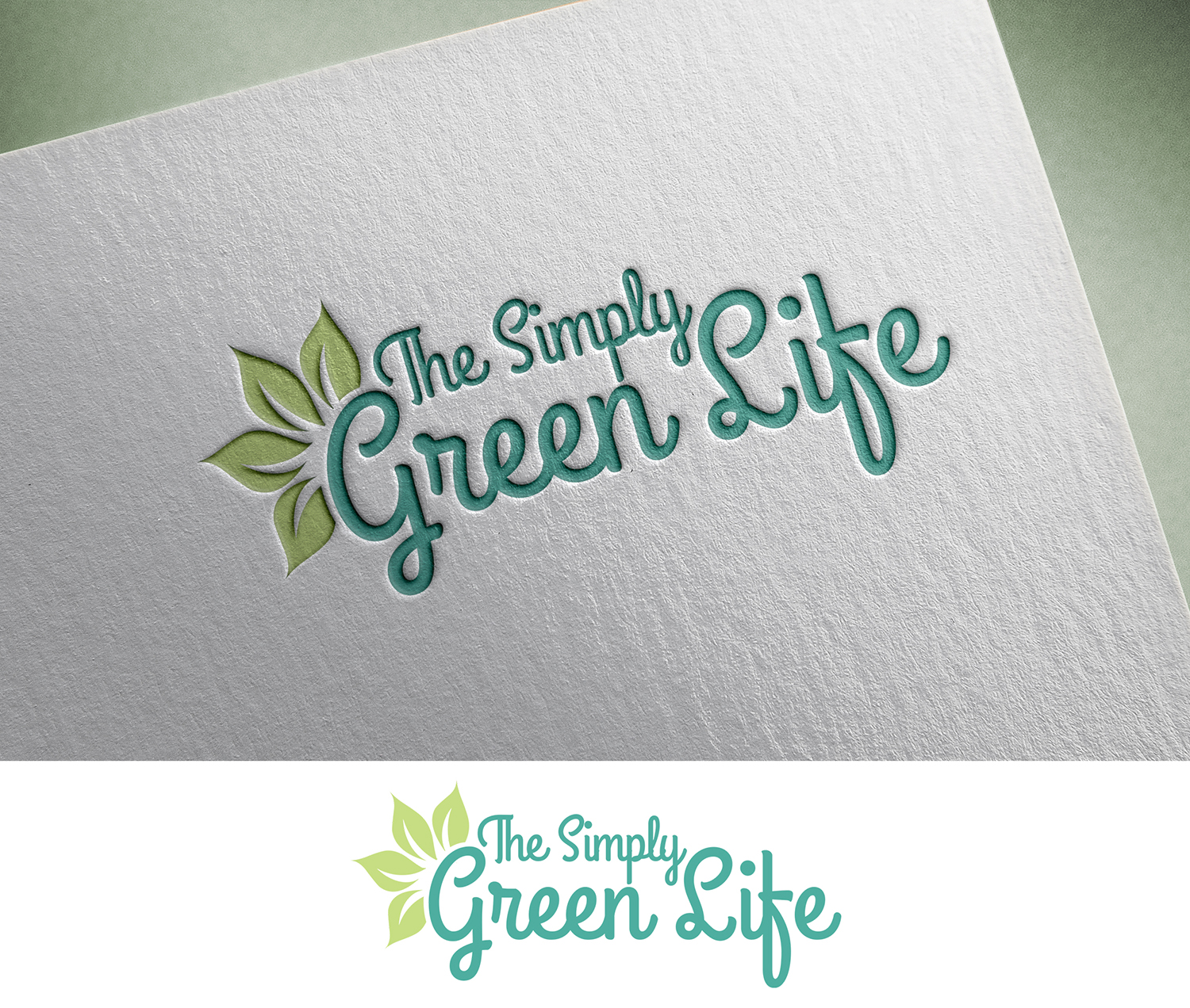 Logo Design by Ana White for The Simply Green Life | Design #13612205