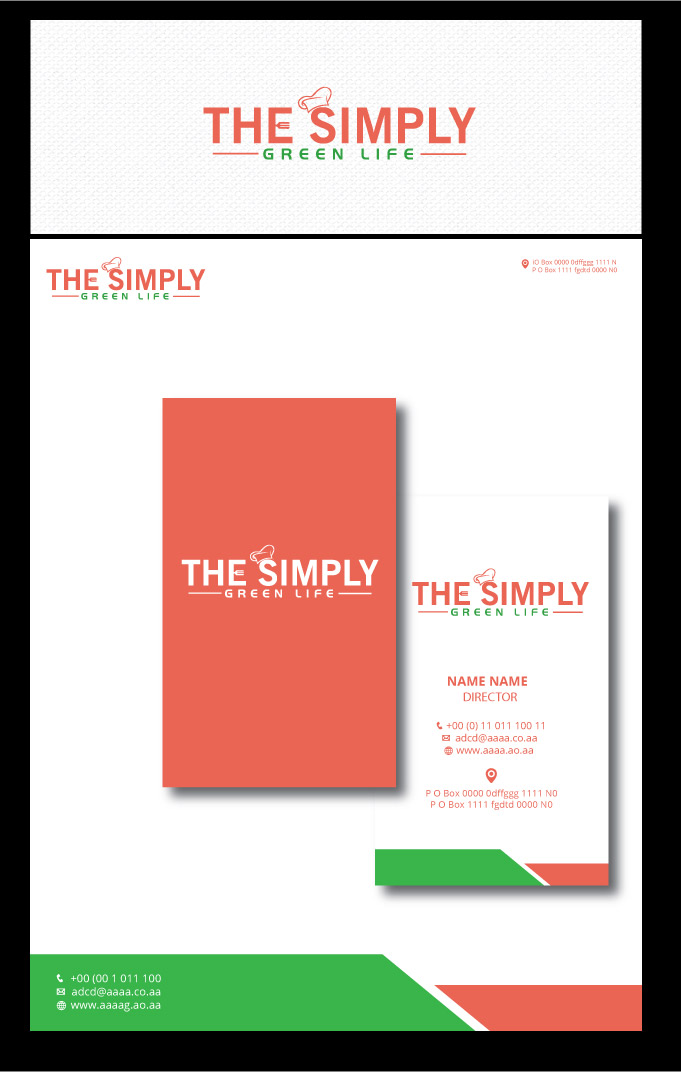 Logo Design by zebronicgraphic for The Simply Green Life | Design #13510020