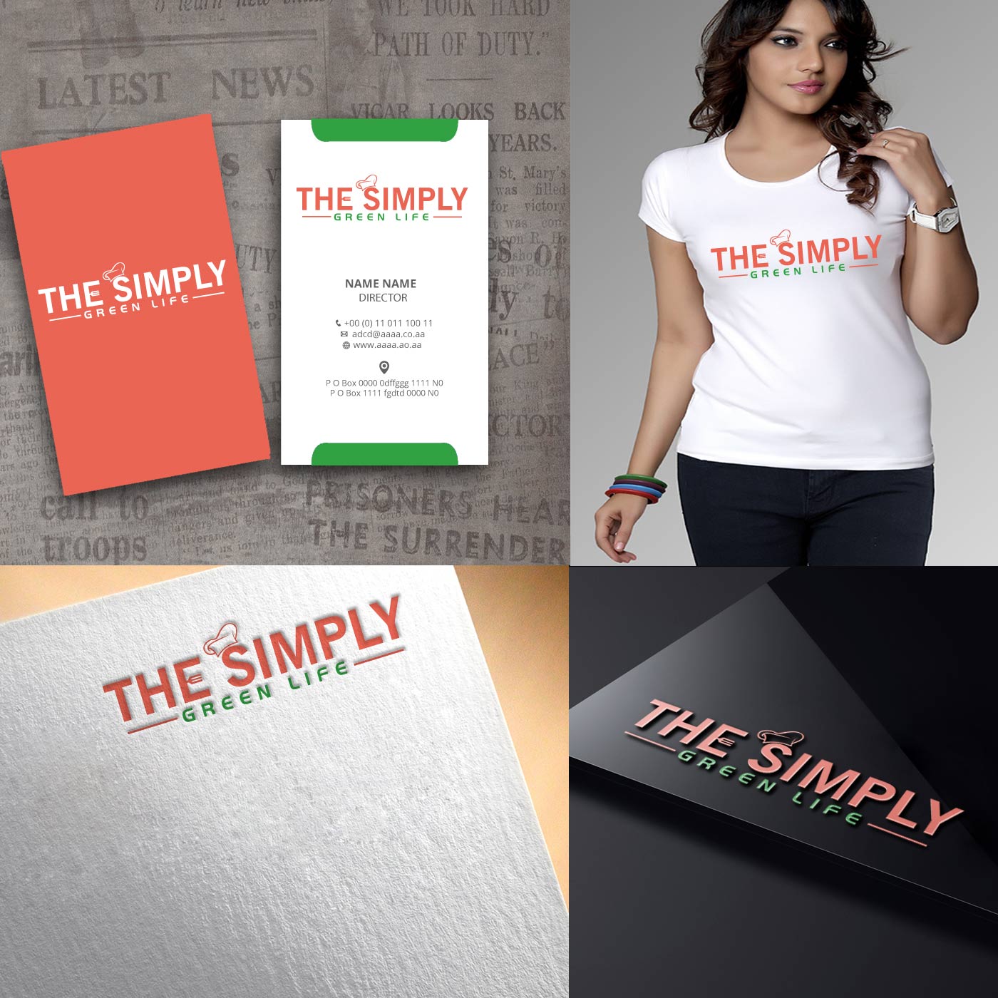 Logo Design by zebronicgraphic for The Simply Green Life | Design #13510021