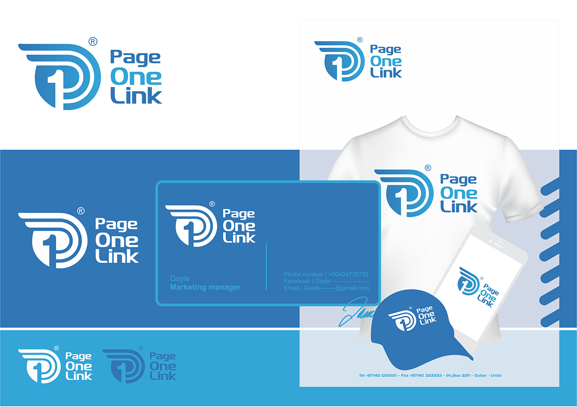 Diseño de Logo por WaelSwid para Page One Link Limited | Diseño #13503061