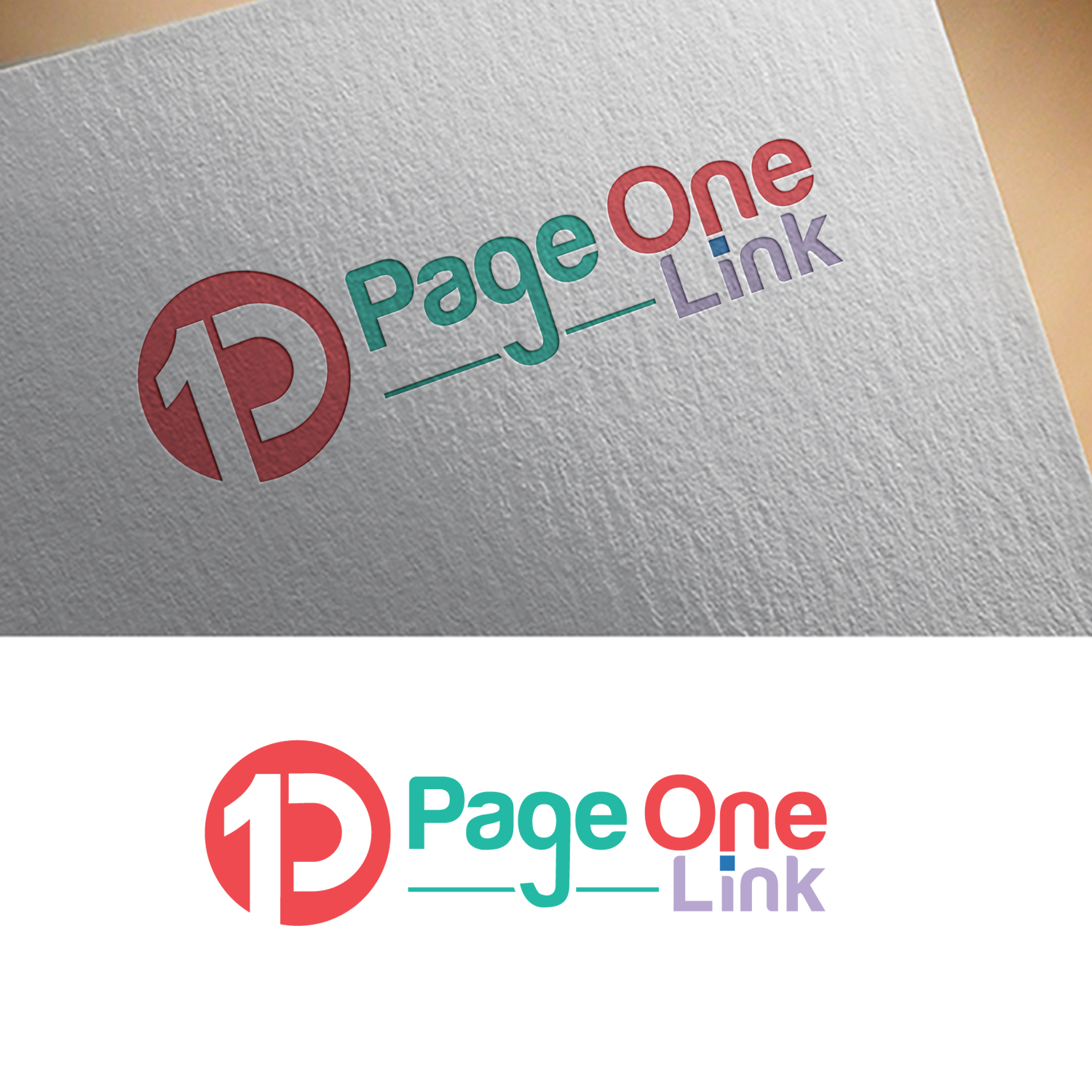 Logo Design by Next Screen Infotech for Page One Link Limited | Design #13509149