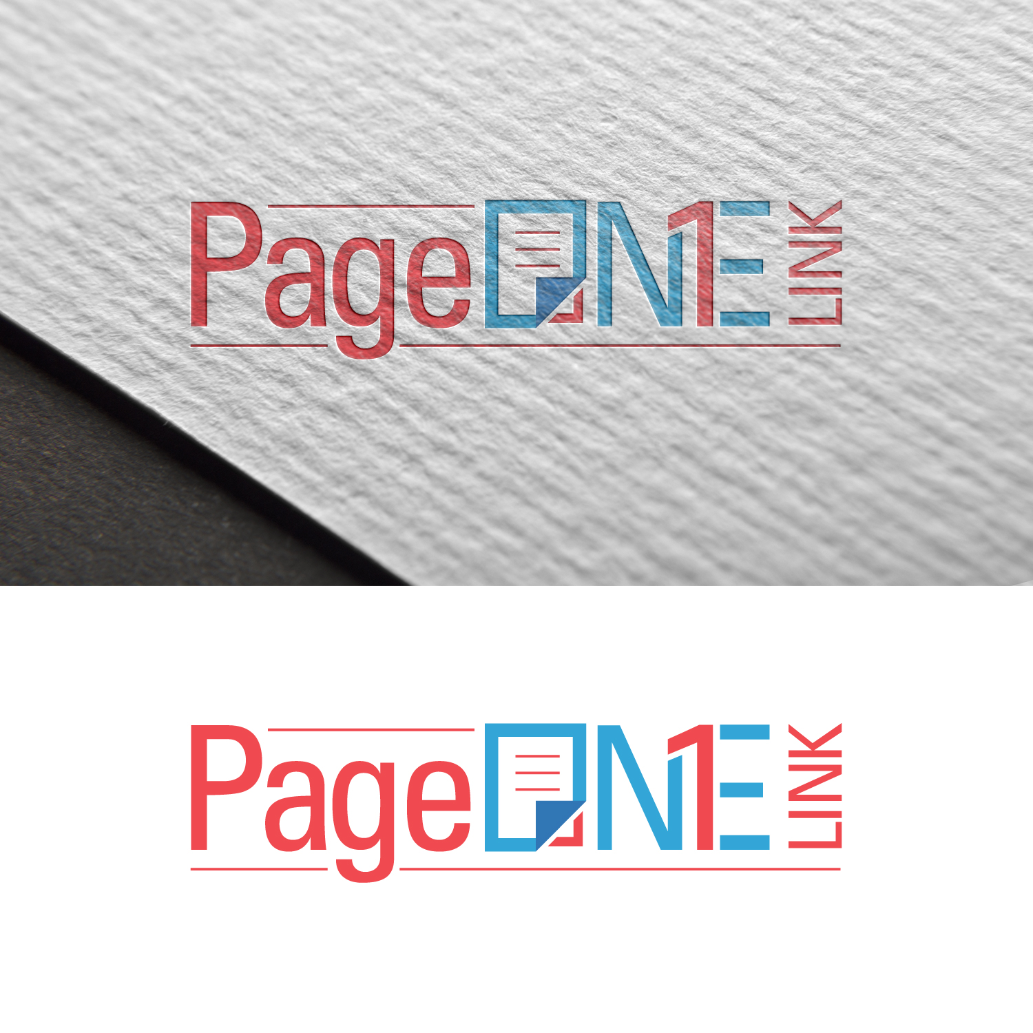 Logo-Design von Next Screen Infotech für Page One Link Limited | Design #13509150