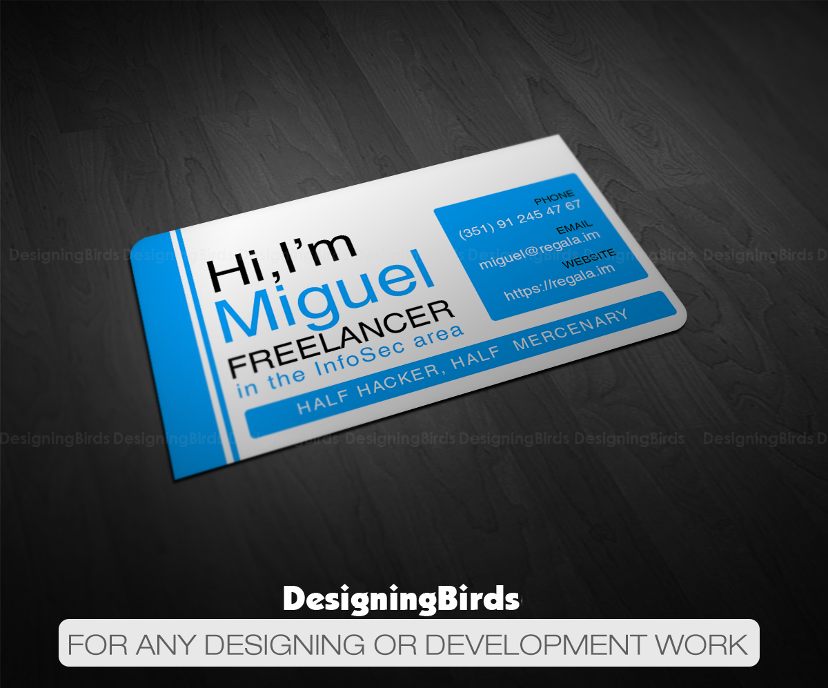 Business Card Design by Designing Birds for this project | Design #13499692
