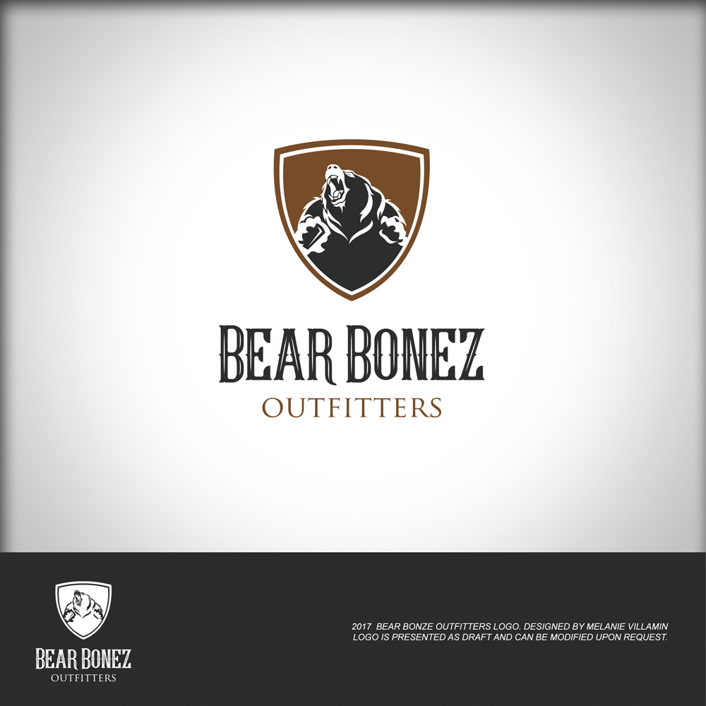 Logo Design by mvillamin for Bear Bonez Outfitters | Design #13573165