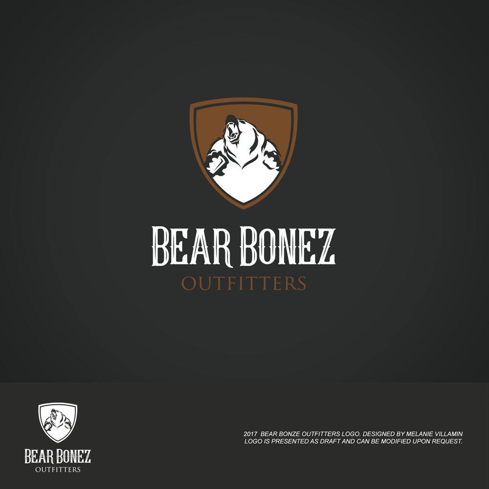 Logo Design by mvillamin for Bear Bonez Outfitters | Design #13573173