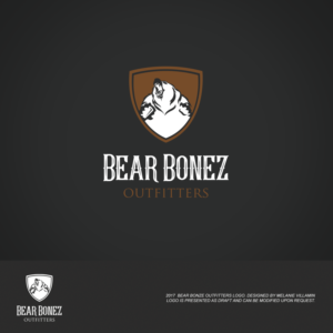 Logo Design by mvillamin for Bear Bonez Outfitters | Design: #13573173