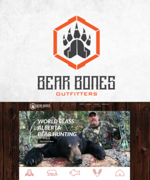 Logo Design by jtcreativity2213 for Bear Bonez Outfitters | Design: #13615885