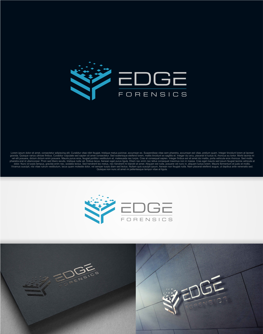 Logo Design by artswolf for Edge Digital Forensics | Design #13673746