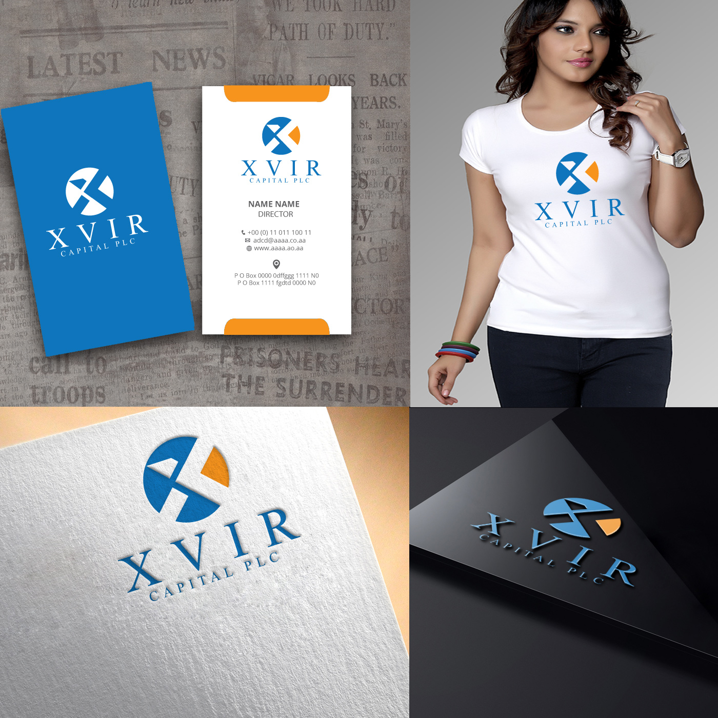 Logo Design by zebronicgraphic for Xvir Capital Plc | Design #13508046