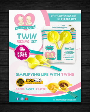 Advertisement Design by ecorokerz for Baby A & Baby B LLC | Design: #13520066