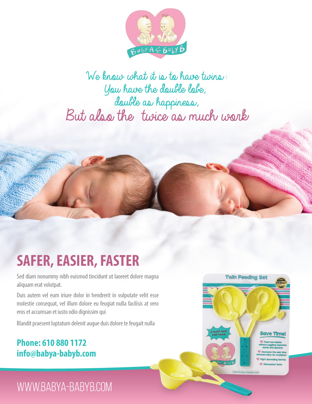 Advertisement Design by JCR for Baby A & Baby B LLC | Design #13503023