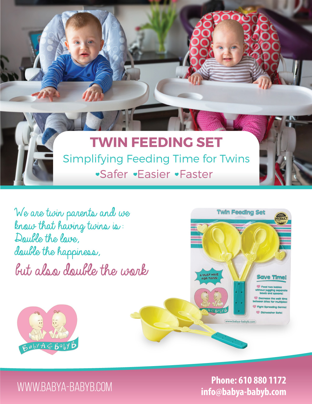 Advertisement Design by JCR for Baby A & Baby B LLC | Design: #13548793