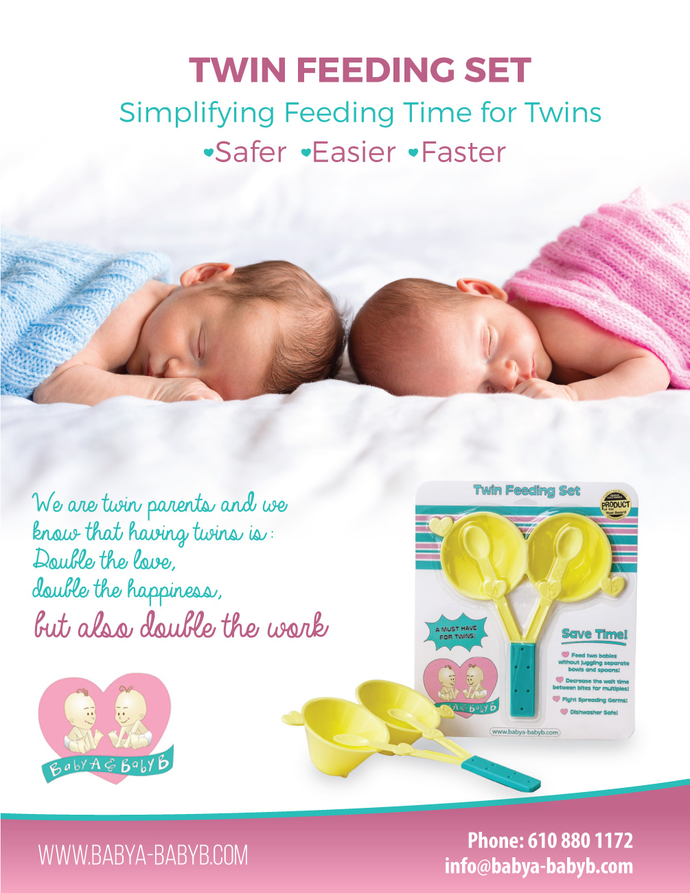 Design Publicitaire par JCR pour Baby A & Baby B LLC | Design #13548794