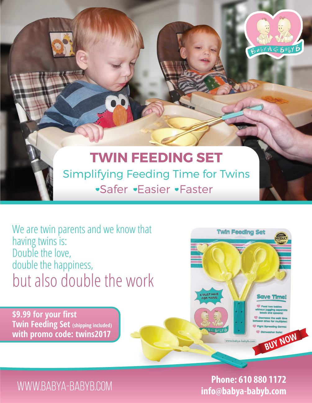 Advertisement Design by JCR for Baby A & Baby B LLC | Design #13819868