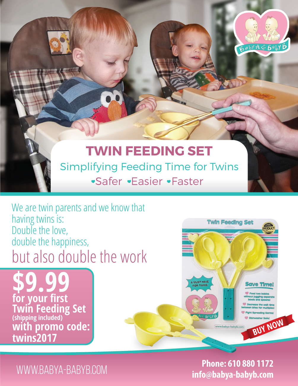 Advertisement Design by JCR for Baby A & Baby B LLC | Design #13834486