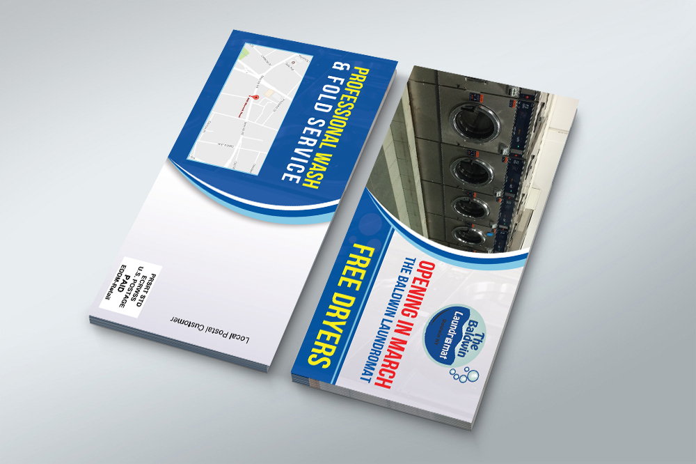 Postcard Design by creative.bugs for Tremont Laundry | Design #13504837