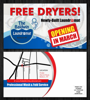 Postcard Design by ecorokerz for Tremont Laundry | Design: #13601015