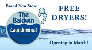 The Baldwin Laundromat - Pre-Opening Marketing Postcard | Postcard Design by iztok.brodnjak
