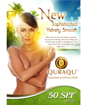 Quraqu Sunscreen and Tanning Lotion Flyer | Flyer-Design von jeffdefy