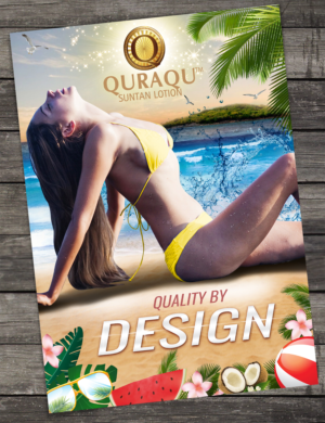 Design de Flyer par SAI DESIGNS pour QURAQU SUNTAN LOTION AND SUNSCREEN  | Design : #13554912
