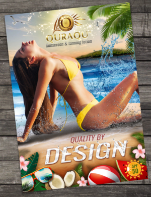 Design de Flyer par SAI DESIGNS pour QURAQU SUNTAN LOTION AND SUNSCREEN  | Design : #13593008
