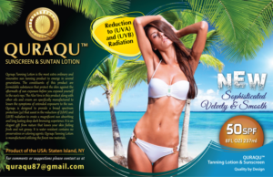 Design de Flyer par meet007 pour QURAQU SUNTAN LOTION AND SUNSCREEN  | Design : #14044369