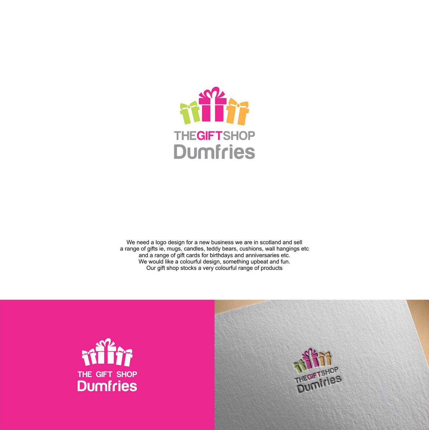 Logo Design by sina.oblik for The care shop (Dumfries) | Design #13508398