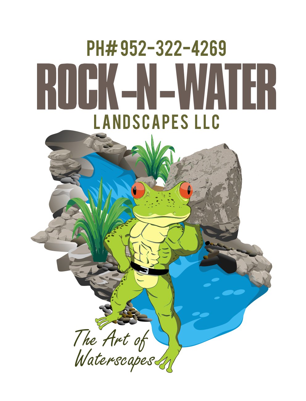Design de T-shirt par takackrist pour Rock-N-Water Landscapes LLC | Design #13701372