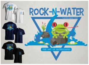 Design de T-shirt par mngkw pour Rock-N-Water Landscapes LLC | Design : #13590037