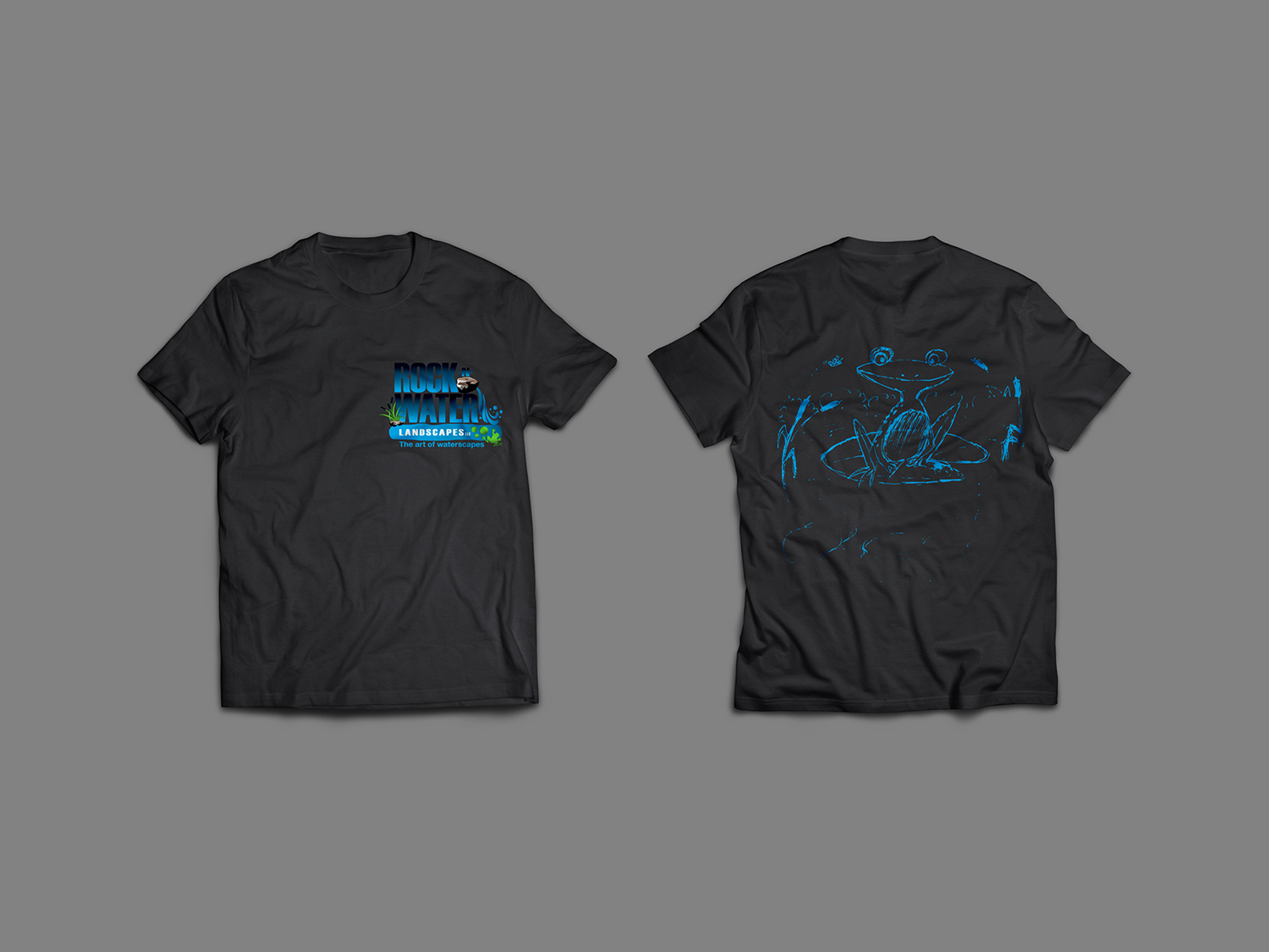 T-shirt Design by daitiva for Rock-N-Water Landscapes LLC | Design #13724998