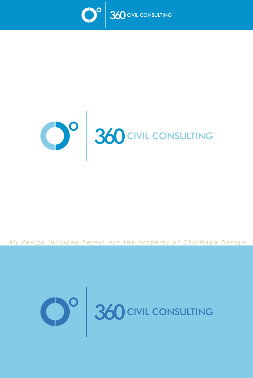 Diseño de Logo por ChinMaya para 360 Civil Consulting | Diseño #13595760