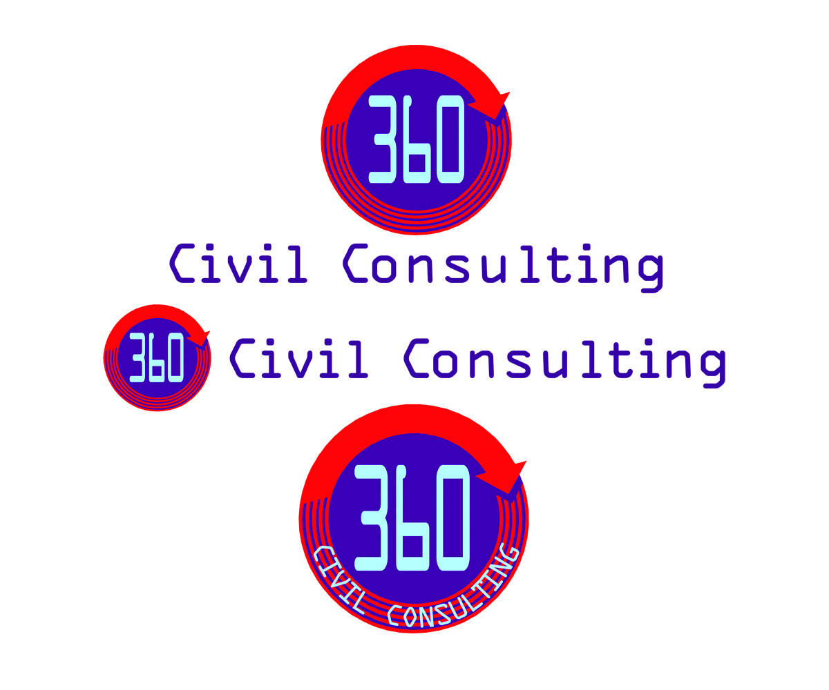Logo Design by Hot Rod for 360 Civil Consulting | Design #13535252