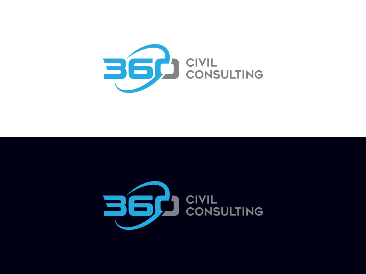 Logo Design by Logoplain for 360 Civil Consulting | Design: #13749534